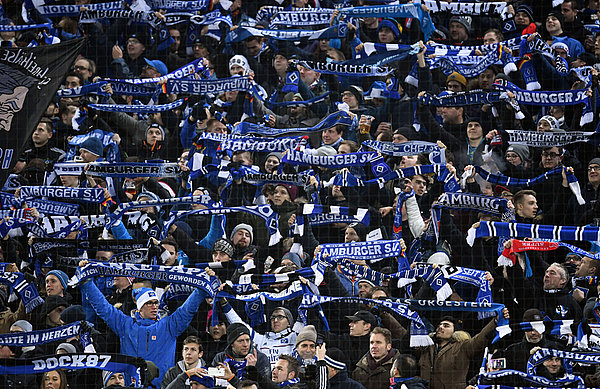 HSV-Fans in der Nordkurve.