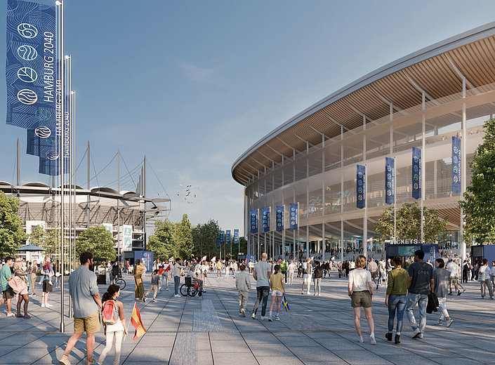 HSV beteiligt sich an Stadionvision für Hamburg