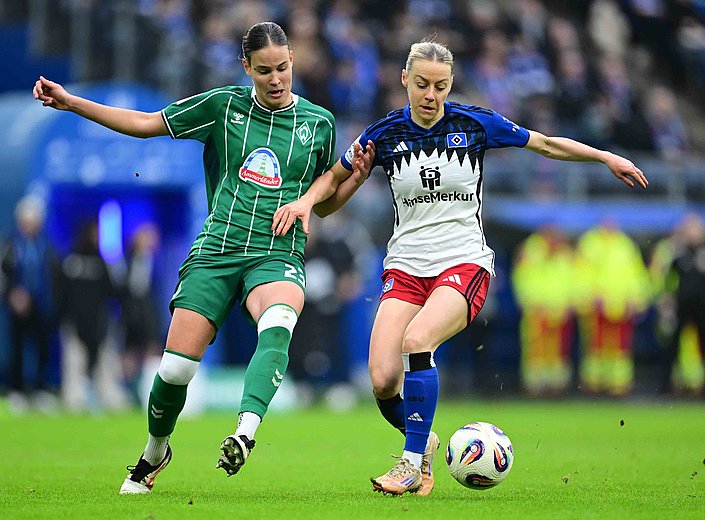 HSV-Frauen mit Punktgewinn vor Bundesliga-Rekordkulisse