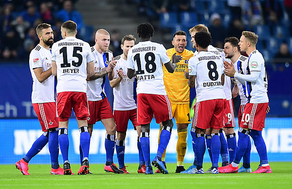 Gemeinsam stark: Die Mannschaft des HSV kam gemeinsam gut aus der Winterpause und soll mit großer Geschlossenheit möglichst schnell wieder auf diesen erfolgreichen Weg zurückkehren.