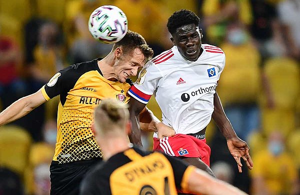 Substitute Amadou Onana opened his account for HSV in his first game, albeit nothing more than a consolation in the 88th minute.
