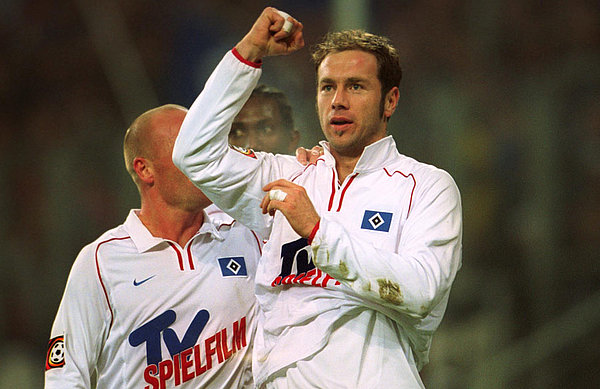 Spielten zwischen 2000 und 2002 gemeinsam für den HSV: Stig Töfting und Sergej Barbarez.