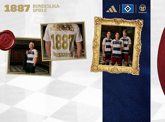 Sturm und Glanz: Das HSV-Sondertrikot zu 1887 Bundesliga-Spielen