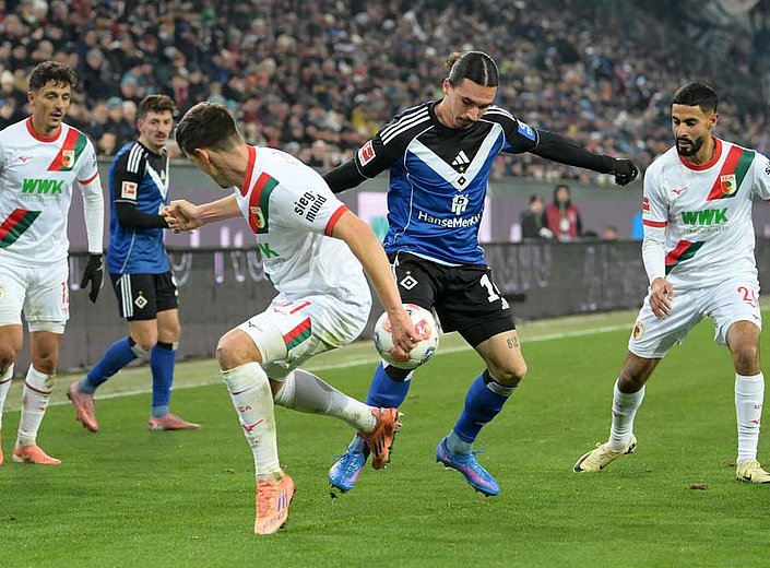 0:1 - HSV verliert knapp beim FC Augsburg