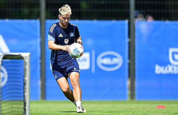 Noah Katterbach konnte beim Trainingsauftakt wieder voll mitwirken. 