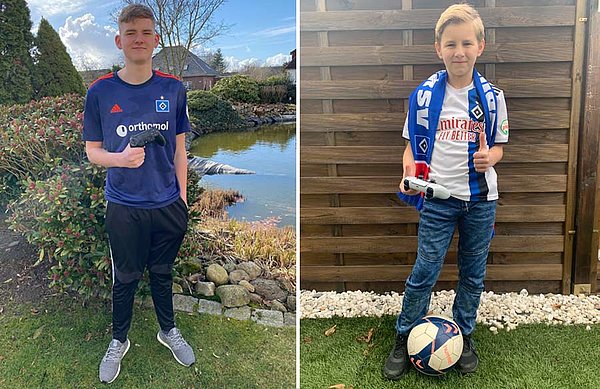 Die beiden Gewinner des Turniers: Frederik "WelpeKasinus" Grünefeld (links) und Bastian "Basti2608hl" Freytag (rechts). Die beiden Gewinner des Turniers: Frederik "WelpeKasinus" Grünefeld (links) und Bastian "Basti2608hl" Freytag (rechts).