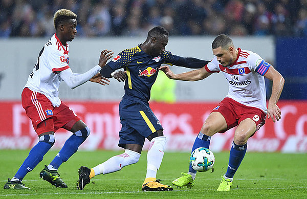 Die HSV-Defensive um Kapitän Kyriakos Papadopoulos kämpfte und verteidigte stark.