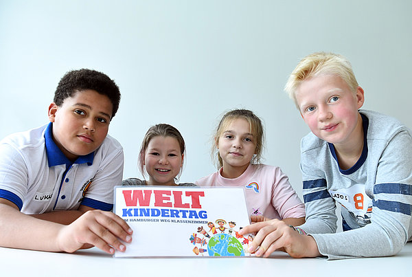 Weltkindertag Schild