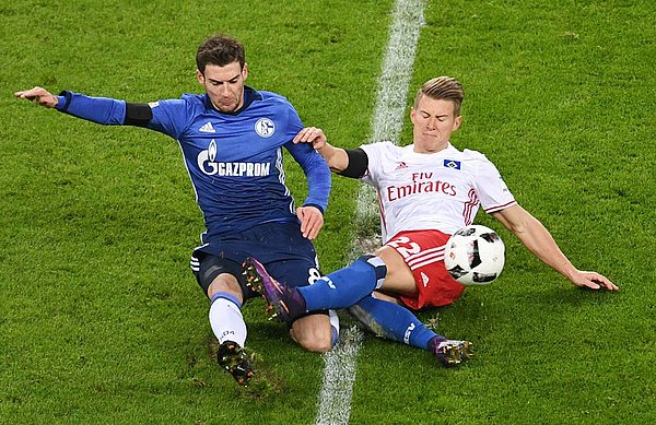 Matthias Ostrzolek was strong in the tackle and bossed central defence in a superb performance by the utility man.