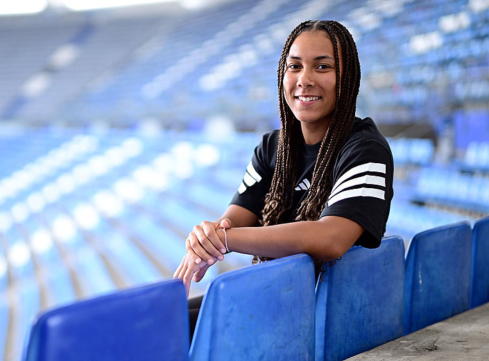 Gemeinsam in die Bundesliga: Melina Krüger bleibt an Bord