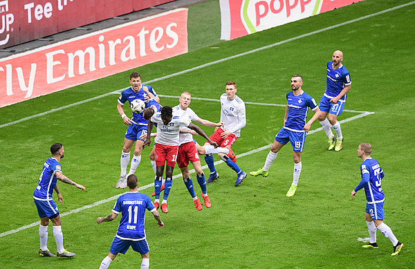 Bakery Jatta’s goal gave HSV an early lead before Darmstadt staged a second half comeback