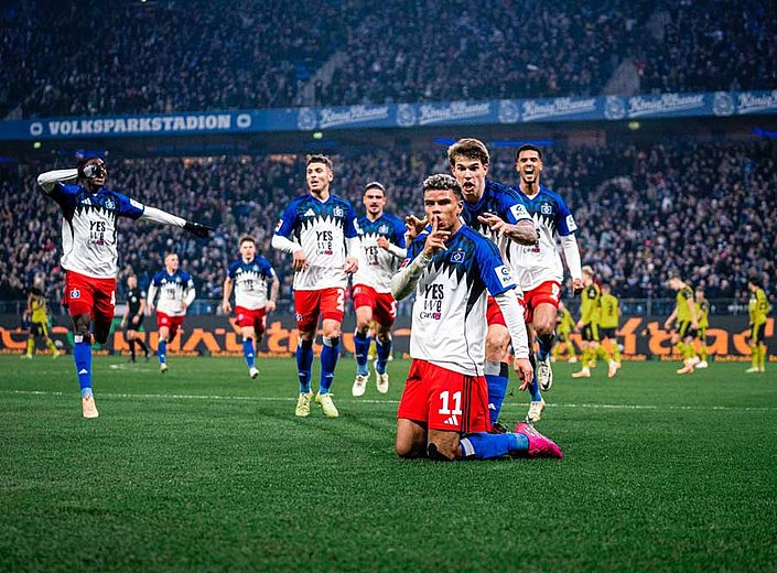 1:1 - Der HSV erkämpft späten Punktgewinn gegen den BVB