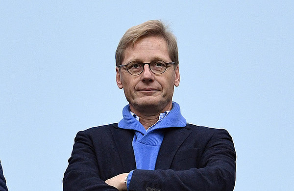 Karl Gernandt bei einem HSV-Spiel.