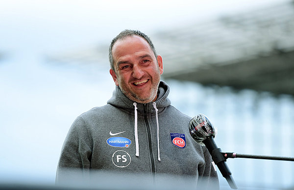 Frank Schmidt has taken 1. FC Heidenheim from the fifth to the cusp of the Bundesliga in 13 seasons.