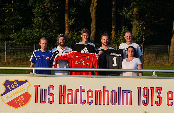 Die Funktionäre des TuS Hartenholm.