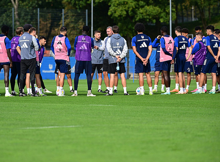 Vorbereitung auf Fortuna: HSV mit fast voller Kapelle