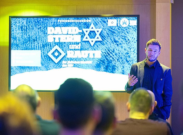 Davidstern und Raute: Ein Abend des Erinnerns und des Miteinanders