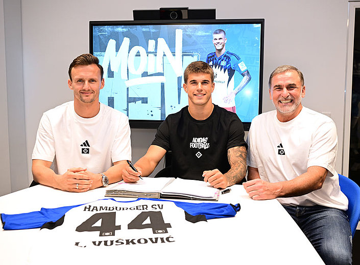 HSV leiht Luka Vuskovic aus