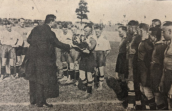 HSV reached the German championship final for the first time in the club's history in 1922, a mere three years after the three founding clubs had come together. (Photo: HSV Archive)
