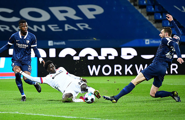 Amadou Onana slid in from close range to open the scoring in the 29th minute.