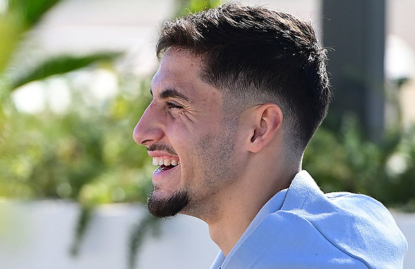 Ludo Reis smiles. In a good mood and very well prepared: Ludovit Reis did his homework during the winter break and is approaching the training camp in Sotogrande in top shape and highly motivated.