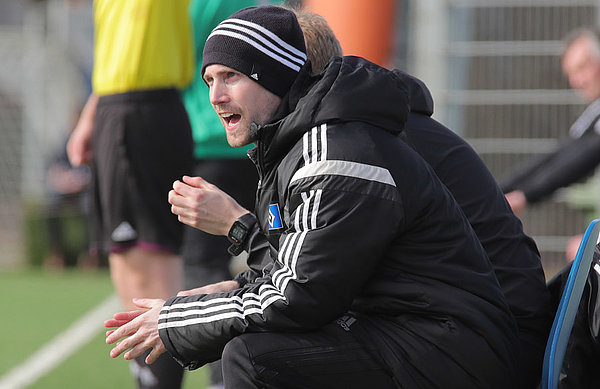 Hatte gegen Werder Bremen ein glückliches Trainerhändchen: U15-Coach Florian Wolff.