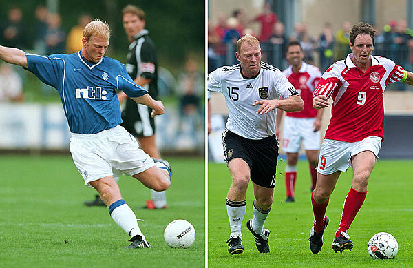 Weit gereist: Jörg Albertz schnürte während seiner aktiven Laufbahn auch für die Glasgow Rangers die Schuhe und war nach Karriereende auch für die DFB All-Stars aktiv. Weit gereist: Jörg Albertz schnürte während seiner aktiven Laufbahn auch für die Glasgow Rangers die Schuhe und war nach Karriereende auch für die DFB All-Stars aktiv.