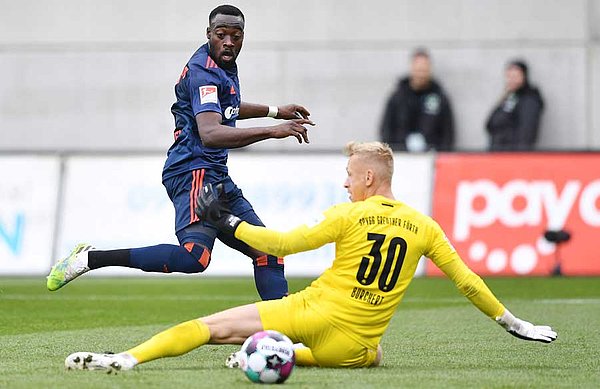 Khaled Narey opened his account for the season in first-half stoppage time, in what turned out to be the only goal of the game.