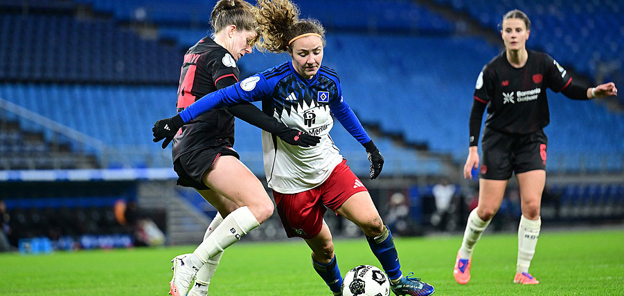 Flutlicht im Volksparkstadion: HSV-Frauen empfangen Bayer Leverkusen