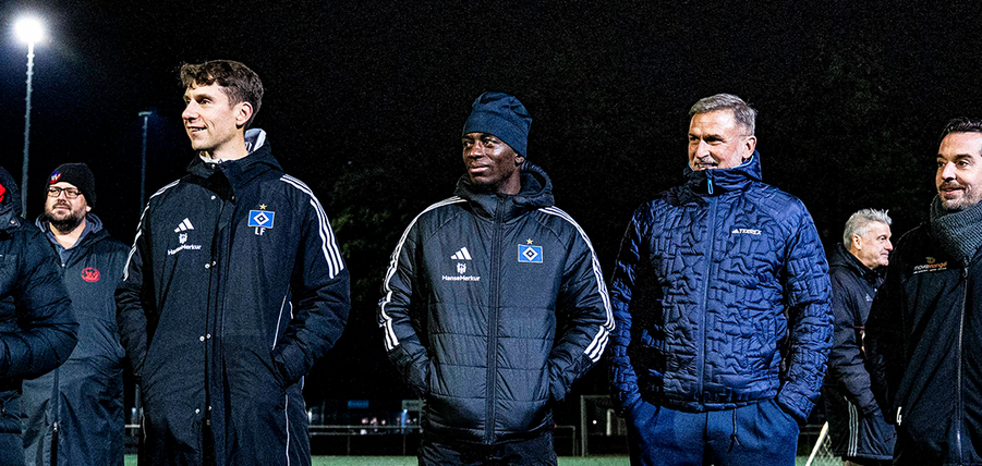 Profis hautnah: HSV besucht Vereine