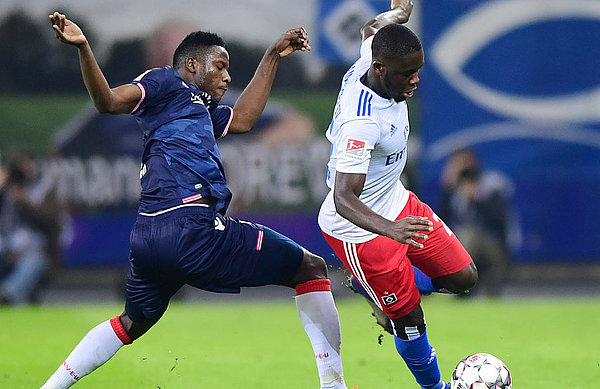 Orel Mangala war der Motor im Mittelfeld des HSV-Spiels.