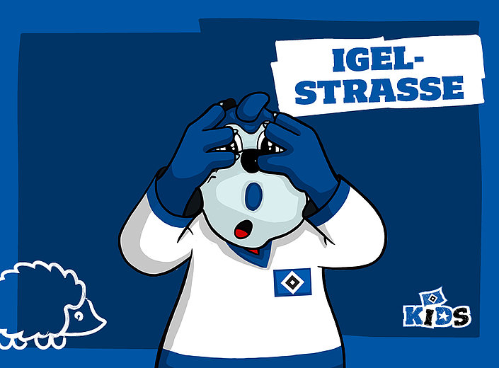 Geschichte 257: Dino Hermann und die Igel-Strasse