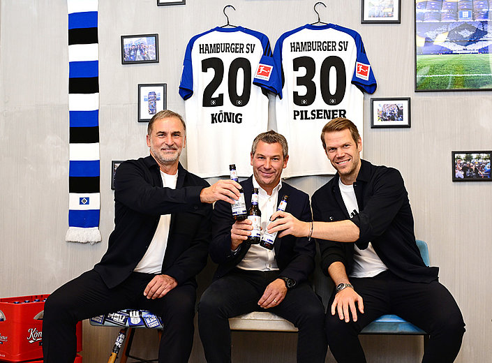 HSV und König-Brauerei verlängern Partnerschaft langfristig