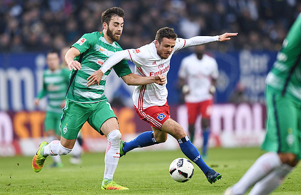Nicolai Müller war auf rechts oft nicht zu bremsen, war stets gefährlich und machte nicht nur aufgrund seiner 2:1-Vorarbeit ein gutes Spiel.