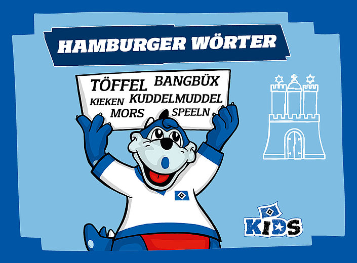 Geschichte 258: Dino Hermann und die Hamburger Wörter