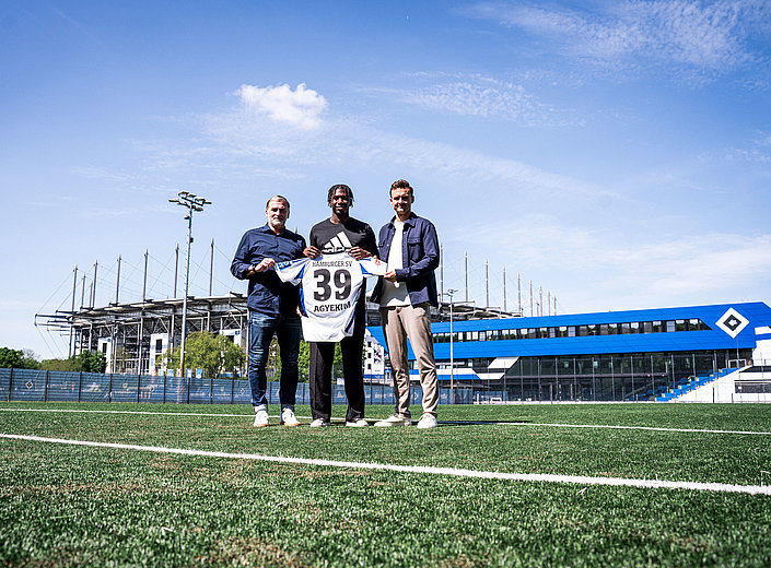 HSV stattet Joel Agyekum mit Profi-Vertrag aus