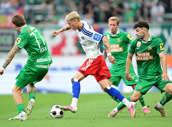 2:3 – HSV unterliegt SK Rapid im ersten Test der Vorbereitung