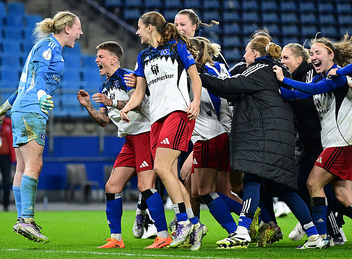 Elfmeter-Drama: HSV-Frauen ziehen ins Viertelfinale ein