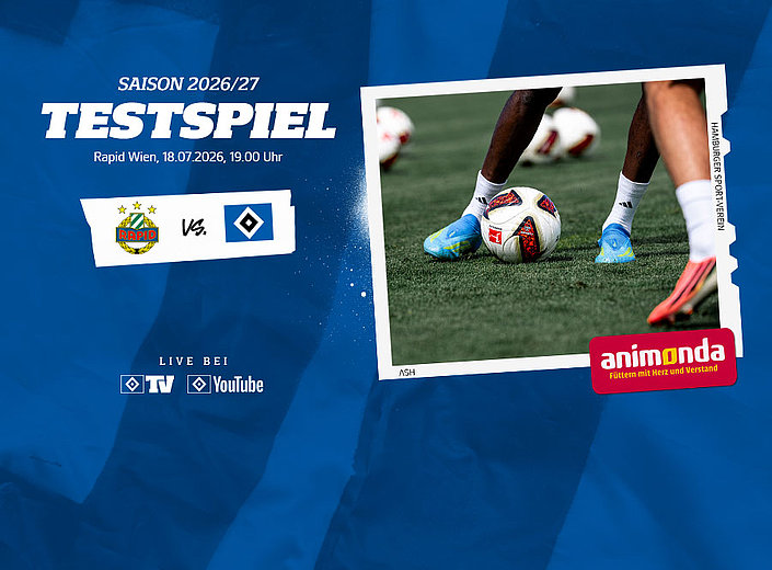 Livestream am Sonnabend: Testspiel beim SK Rapid Wien
