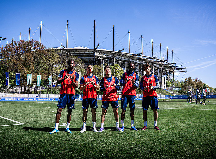 Team Rot gewinnt Abschlussspiel im Training