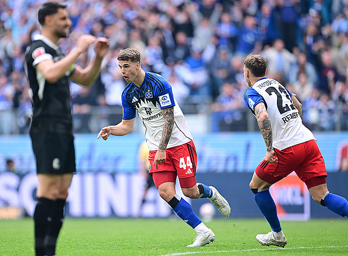 3:2! HSV gewinnt im letzten Heimspiel gegen Freiburg