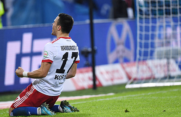 Filip Kostic played a role in all three goals in what was one of his best performances in a HSV shirt.