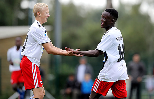 The development of talented youngsters begins with the 'perspective teams' from under-9s to under-11s.
