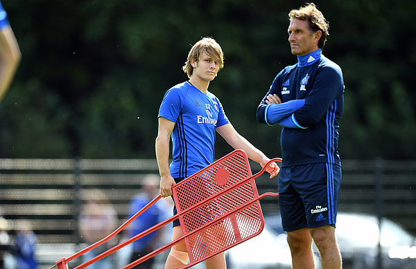 Alen Halilovic auf dem Trainingsplatz.