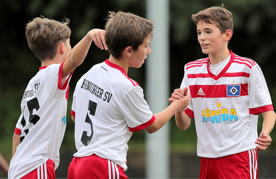 Die U14 konnte gegen Süderelbe gleich viermal jubeln.