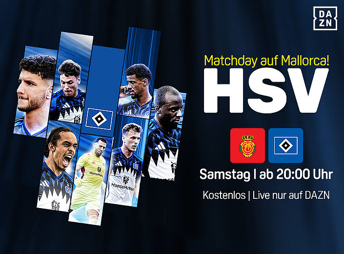 DAZN überträgt HSV-Testspiel beim RCD Mallorca