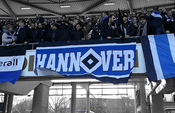 Letztes Jahr beim Spiel des HSV gegen 96 unterstützte der OFC mit knapp 20.000 HSV-Fans. 