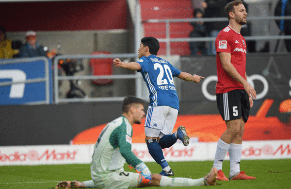 Wieder getroffen: Hee-chan Hwang belohnte sich in Ingolstadt für seinen großen Einsatz und erzielte das Tor zum 2:0 - sein zweiter Saisontreffer.