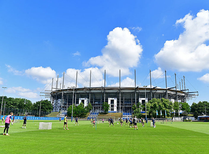 Vorbereitung im Volkspark: Abschlusstraining und Abreise