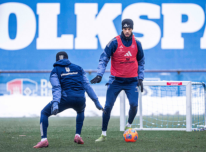 Glatzel wieder voll im Training